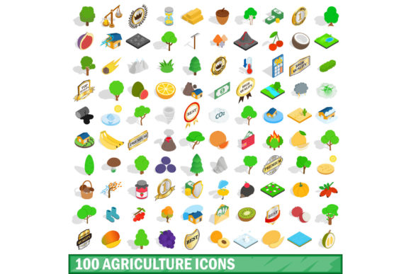 100 Agriculture Icons Set: Elevate Your Design Projects