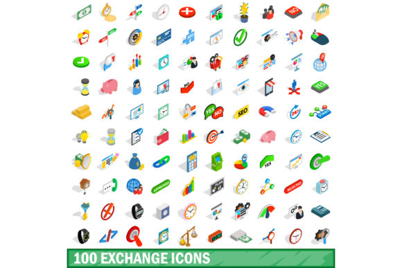 100 Exchange Icons Set: Elevating Visual Communication in Digital Design