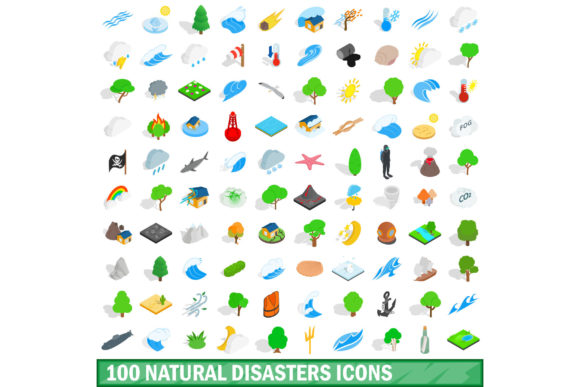 100 Natural Disasters Icons Set: A Strategic Asset for Visual Communication
