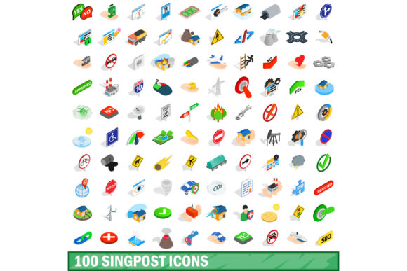 Evaluating the 100 Signpost Icons Set for Modern Design Projects