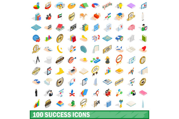 Mastering Visual Achievement with the 100 Success Icons Set