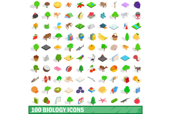 The Ultimate Guide to the 100 Biology Icons Set in Isometric 3D Style for Modern Design